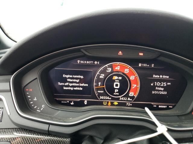 WAU24GF50JN003166 - 2018 AUDI S5 PRESTIGE WHITE photo 9