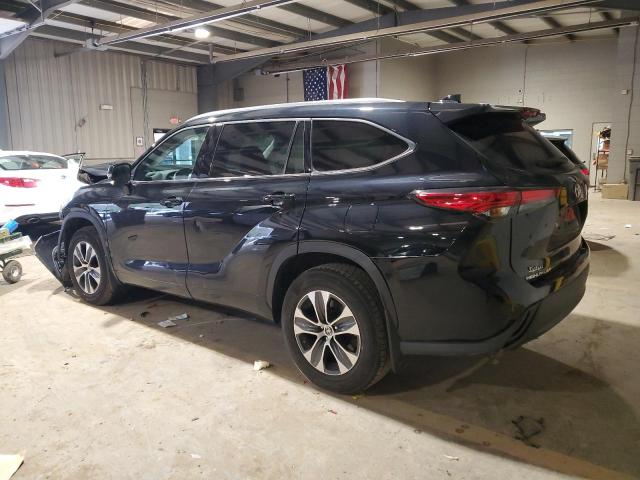 5TDGZRBH5MS550356 - 2021 TOYOTA HIGHLANDER XLE BLACK photo 2
