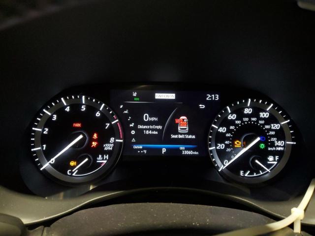 5TDGZRBH5MS550356 - 2021 TOYOTA HIGHLANDER XLE BLACK photo 9