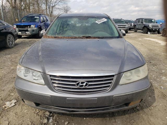 KMHFC46F78A305551 - 2008 HYUNDAI AZERA SE GRAY photo 5