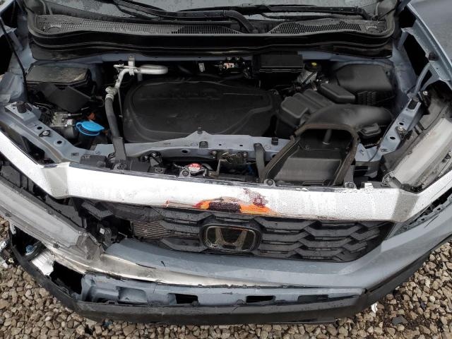 5FNYF8H51NB031394 - 2022 HONDA PASSPORT EXL ლურჯი ფოტო 11