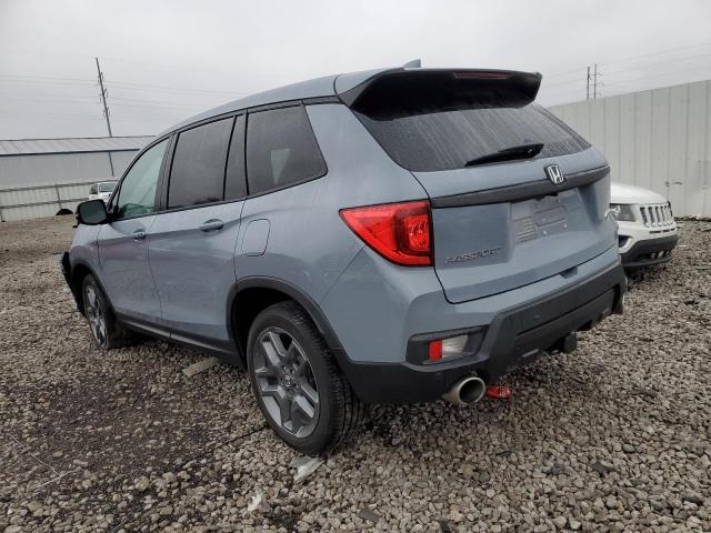 5FNYF8H51NB031394 - 2022 HONDA PASSPORT EXL ლურჯი ფოტო 2
