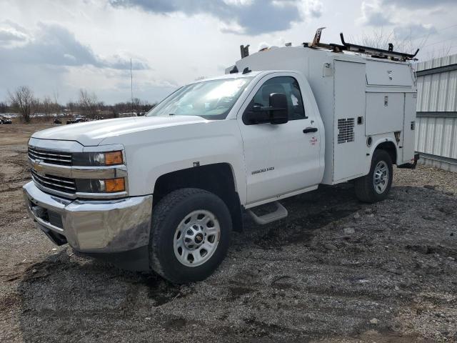 1GB3CYCGXFZ129447 - 2015 CHEVROLET SILVERADO C3500 WHITE photo 1