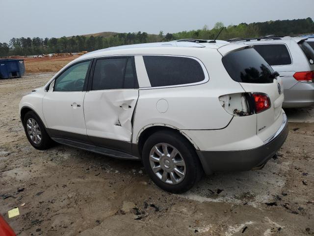 5GAKRBED9BJ321362 - 2011 BUICK ENCLAVE CXL WHITE photo 2