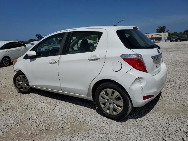 JTDKTUD35DD543046 - 2013 TOYOTA YARIS WHITE photo 2