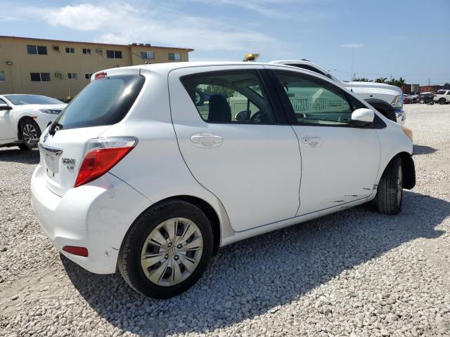 JTDKTUD35DD543046 - 2013 TOYOTA YARIS WHITE photo 3