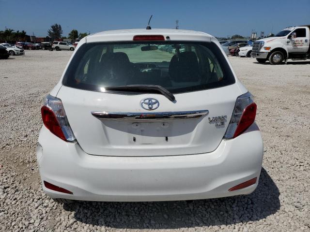 JTDKTUD35DD543046 - 2013 TOYOTA YARIS WHITE photo 6