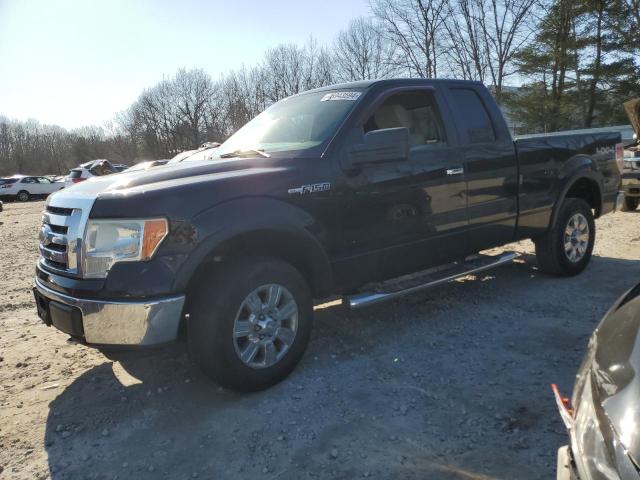 1FTRX14819FA69752 - 2009 FORD F150 SUPER CAB BLACK photo 1