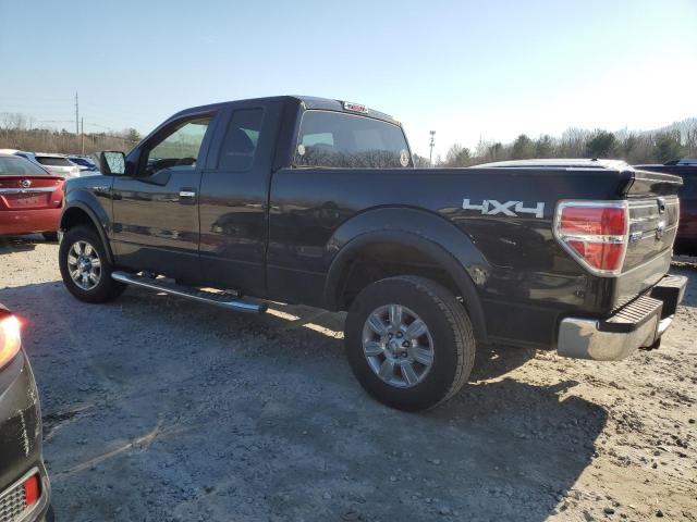 1FTRX14819FA69752 - 2009 FORD F150 SUPER CAB BLACK photo 2