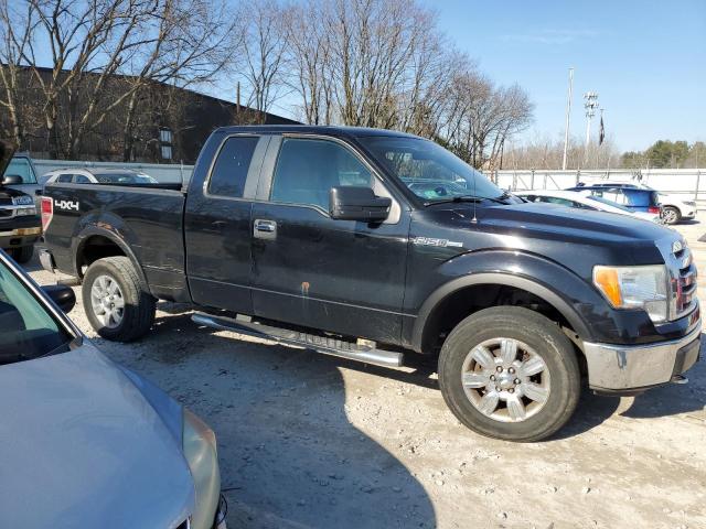 1FTRX14819FA69752 - 2009 FORD F150 SUPER CAB BLACK photo 4