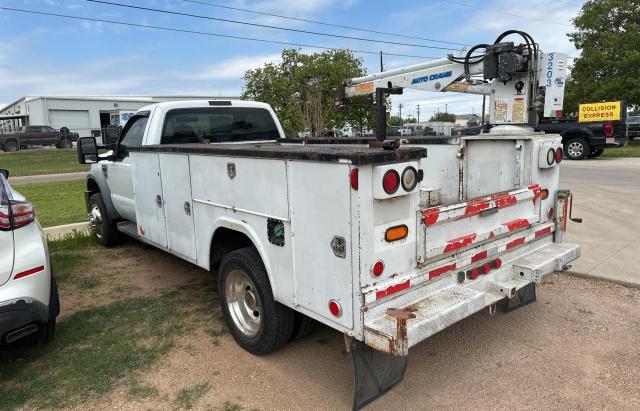 1FDAF56R38EC83431 - 2008 FORD F550 SUPER DUTY WHITE photo 3