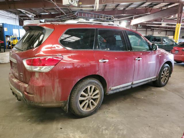 5N1AR2MM4DC607599 - 2013 NISSAN PATHFINDER S RED photo 3