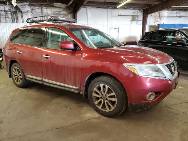 5N1AR2MM4DC607599 - 2013 NISSAN PATHFINDER S RED photo 4