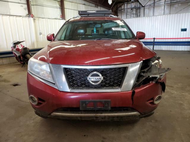 5N1AR2MM4DC607599 - 2013 NISSAN PATHFINDER S RED photo 5