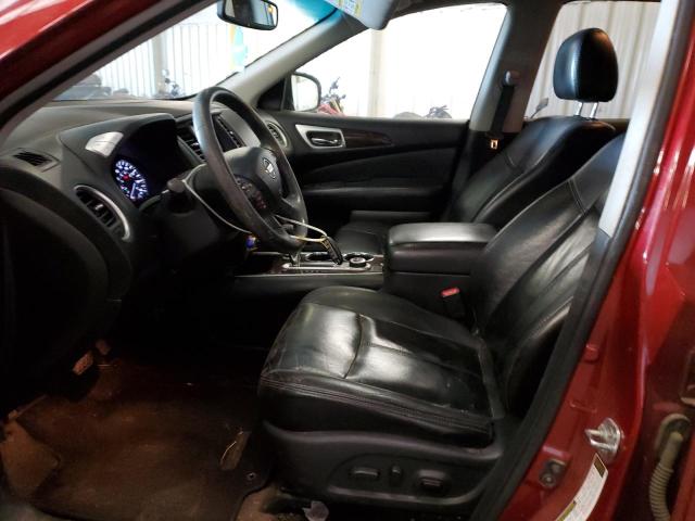 5N1AR2MM4DC607599 - 2013 NISSAN PATHFINDER S RED photo 7