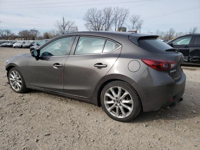 JM1BM1N33G1311027 - 2016 MAZDA 3 GRAND TOURING GRAY photo 2