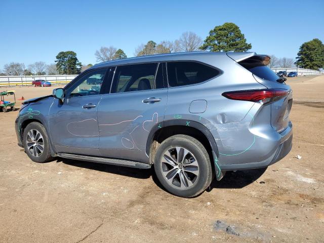 5TDGZRAH1MS085088 - 2021 TOYOTA HIGHLANDER XLE 灰色 照片 2