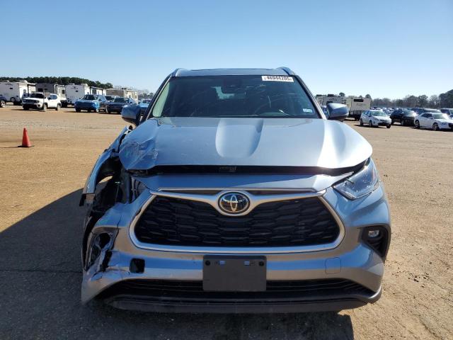 5TDGZRAH1MS085088 - 2021 TOYOTA HIGHLANDER XLE 灰色 照片 5