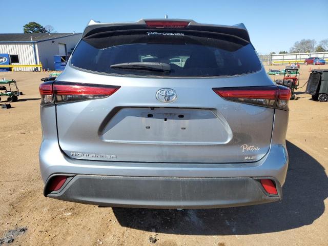 5TDGZRAH1MS085088 - 2021 TOYOTA HIGHLANDER XLE 灰色 照片 6