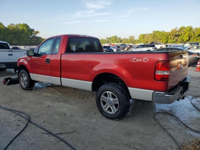 1FTRF14V87KA95519 - 2007 FORD F150 RED photo 2