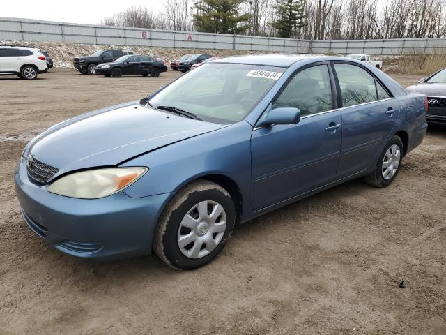 4T1BE32K04U871548 - 2004 TOYOTA CAMRY LE BLUE photo 1