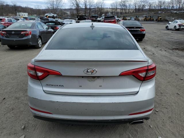 5NPE24AF5FH039785 - 2015 HYUNDAI SONATA SE SILVER photo 6