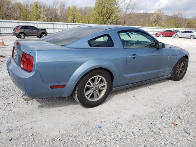 1ZVFT80N055138141 - 2005 FORD MUSTANG BLUE photo 3