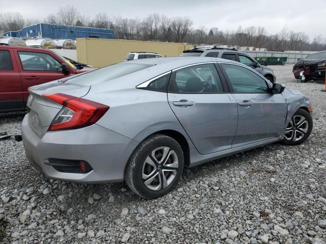2HGFC2F50JH554945 - 2018 HONDA CIVIC LX Сріблястий фото 3
