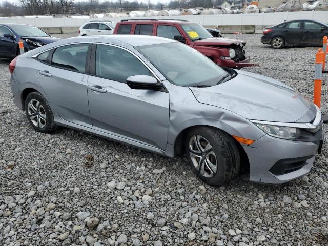 2HGFC2F50JH554945 - 2018 HONDA CIVIC LX Сріблястий фото 4