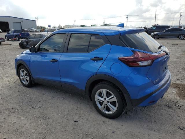 3N1CP5BV9NL518135 - 2022 NISSAN KICKS S BLUE photo 2