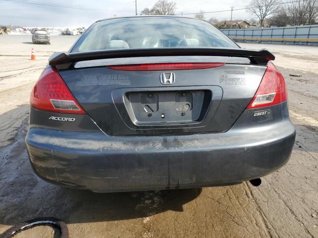 1HGCM72726A003457 - 2006 HONDA ACCORD EX BLACK photo 6