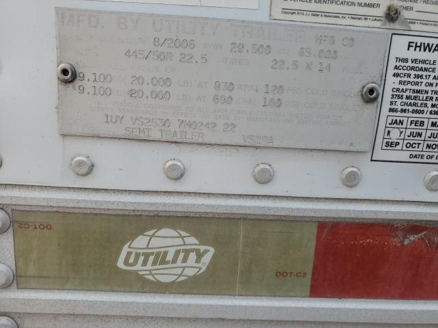 1UYVS25307M024222 - 2007 UTILITY TRAILER Blanco foto 10