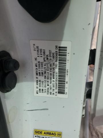 19UUA8F55EA006797 - 2014 ACURA TL TECH WHITE photo 13