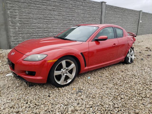 JM1FE173240130353 - 2004 MAZDA RX8 RED photo 1