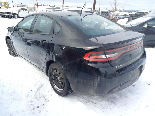 1C3CDFAA5FD307505 - 2015 DODGE DART SE BLACK photo 2