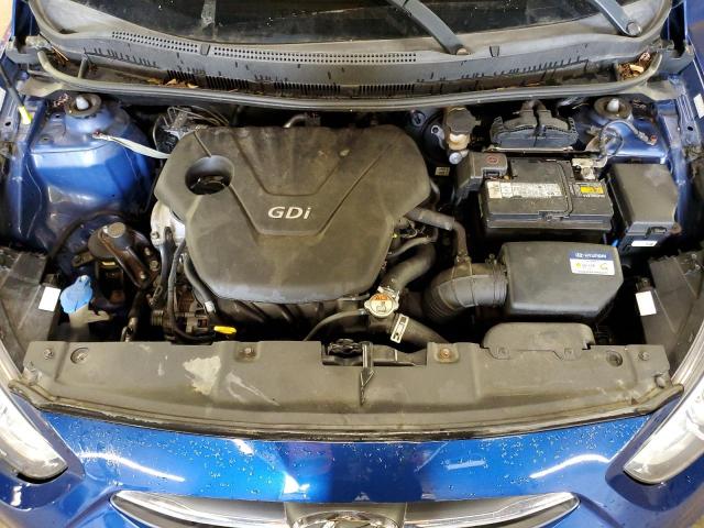 KMHCT5AE2GU237227 - 2016 HYUNDAI ACCENT SE BLUE photo 11