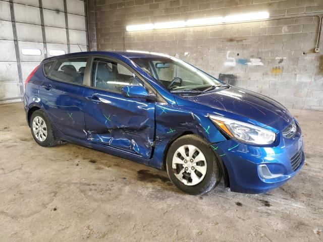 KMHCT5AE2GU237227 - 2016 HYUNDAI ACCENT SE BLUE photo 4