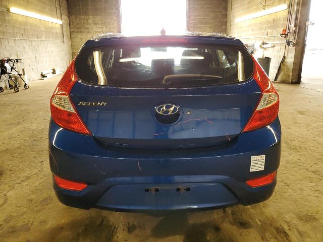 KMHCT5AE2GU237227 - 2016 HYUNDAI ACCENT SE BLUE photo 6