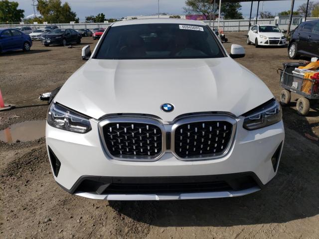 5UX33DT02P9N49422 - 2023 BMW X4 XDRIVE30I WHITE photo 5