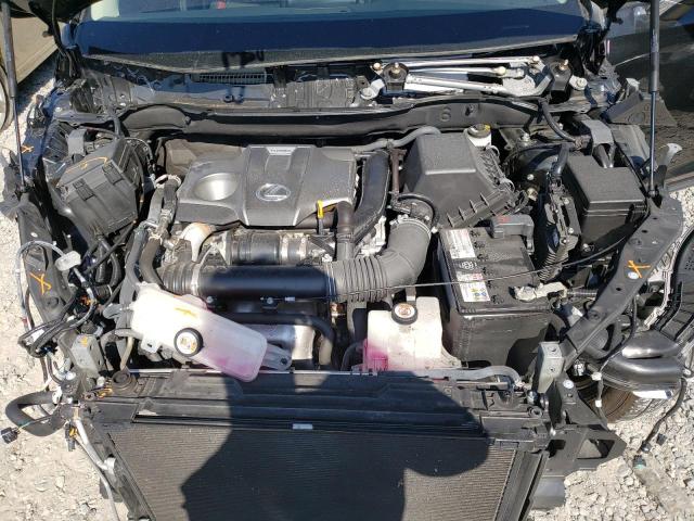 JTJDARBZ2M2186839 - 2021 LEXUS NX 300 BASE შავი ფოტო 12