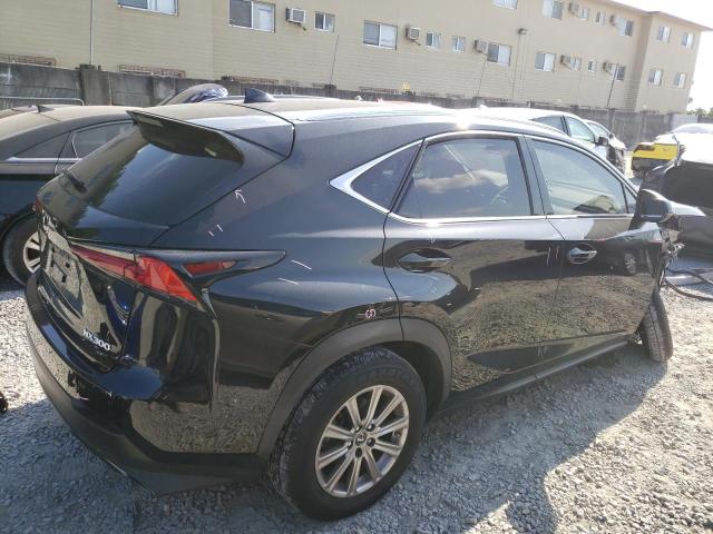 JTJDARBZ2M2186839 - 2021 LEXUS NX 300 BASE შავი ფოტო 3