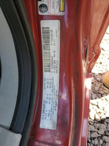 1C3LC55R48N180546 - 2008 CHRYSLER SEBRING TOURING RED photo 12