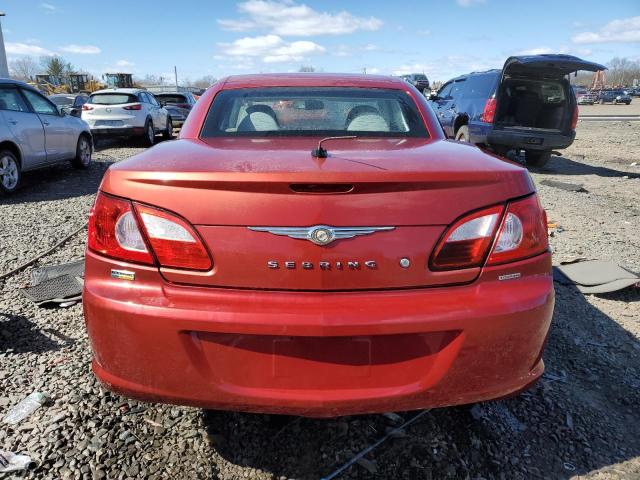 1C3LC55R48N180546 - 2008 CHRYSLER SEBRING TOURING RED photo 6