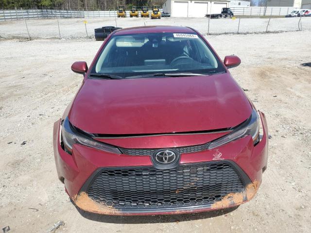 5YFEPMAE6NP391493 - 2022 TOYOTA COROLLA LE RED photo 5