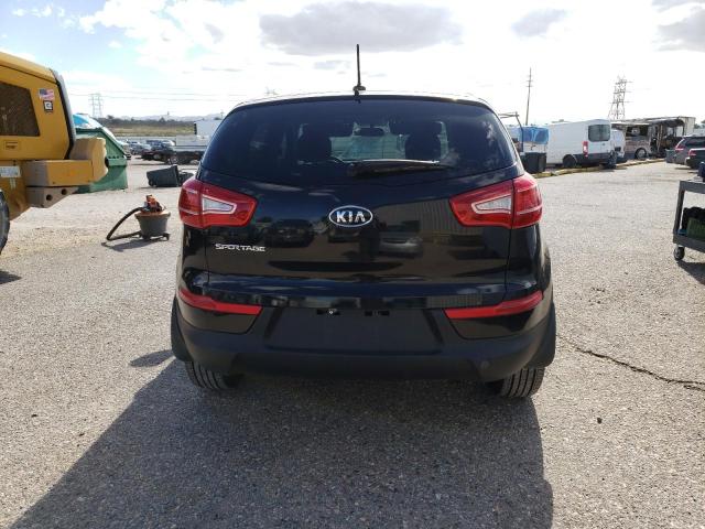 KNDPB3A2XD7530368 - 2013 KIA SPORTAGE BASE BLACK photo 6