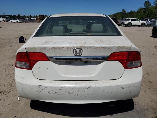 2HGFA16909H540937 - 2009 HONDA CIVIC EXL WHITE photo 6