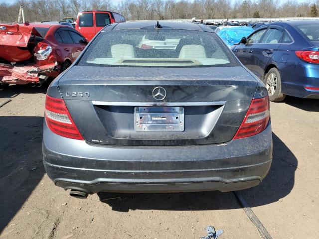 WDDGJ4HB1CF785418 - 2012 MERCEDES-BENZ C 250 GRAY photo 6