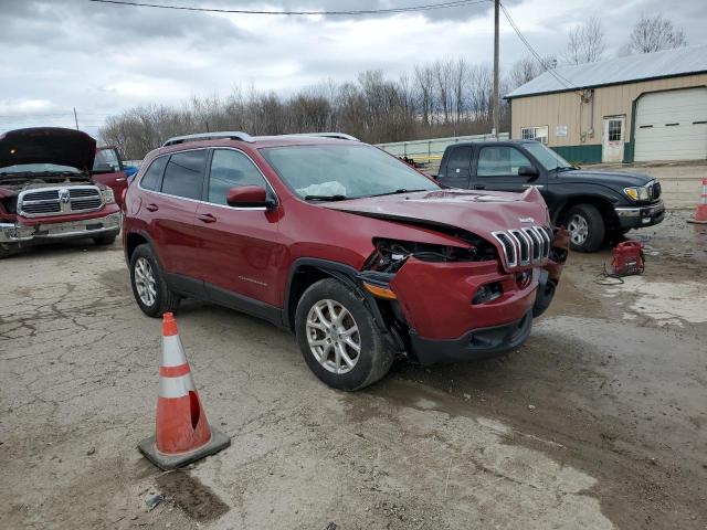 1C4PJMCS6HD235569 - 2017 JEEP CHEROKEE LATITUDE BURGUNDY photo 4