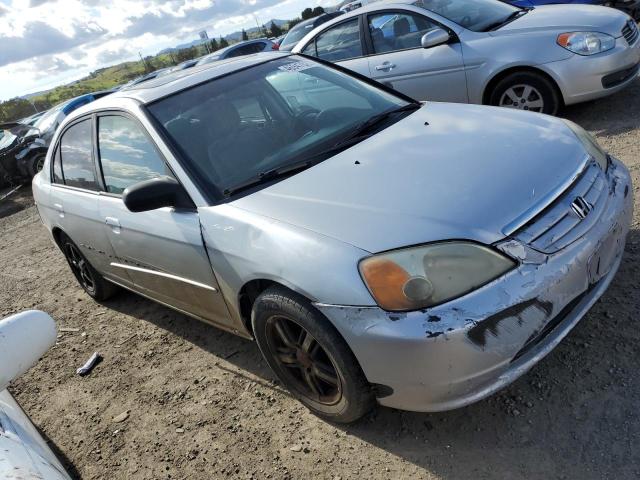 2HGES267X2H502286 - 2002 HONDA CIVIC EX SILVER photo 4