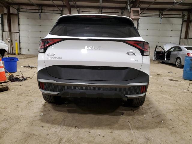 5XYK6CAF6PG025128 - 2023 KIA SPORTAGE X LINE WHITE photo 6